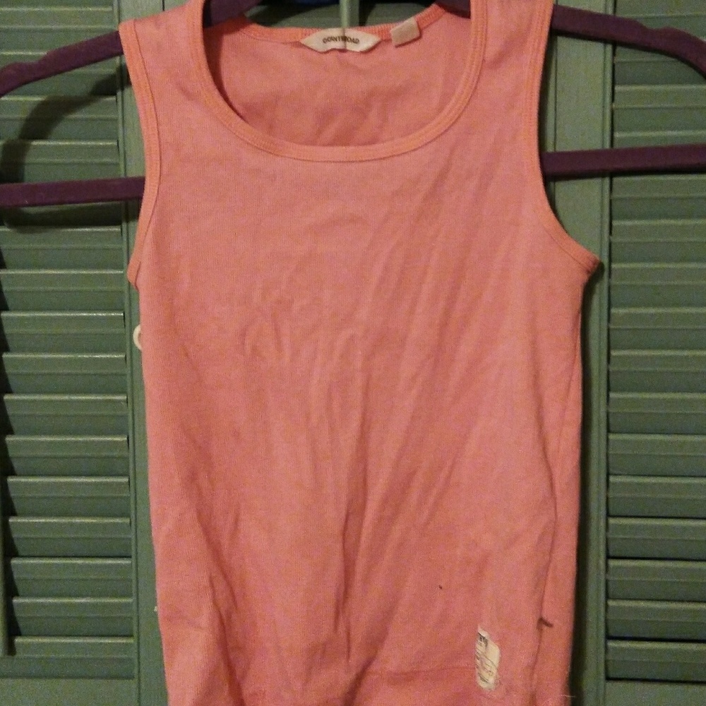 Country road salmon tank top
